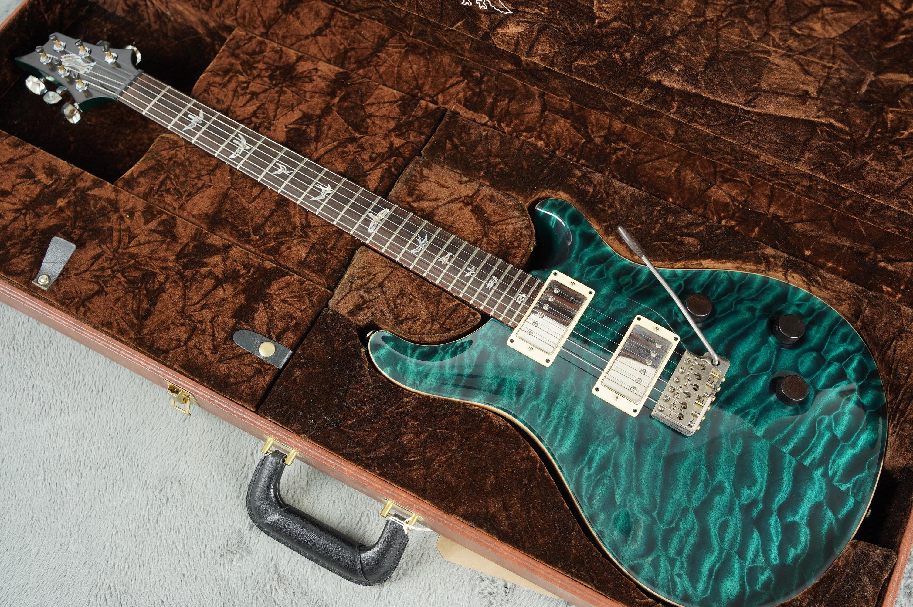 2009 PRS Private Stock Custom 24, Teal Black + OHSC - Image 3