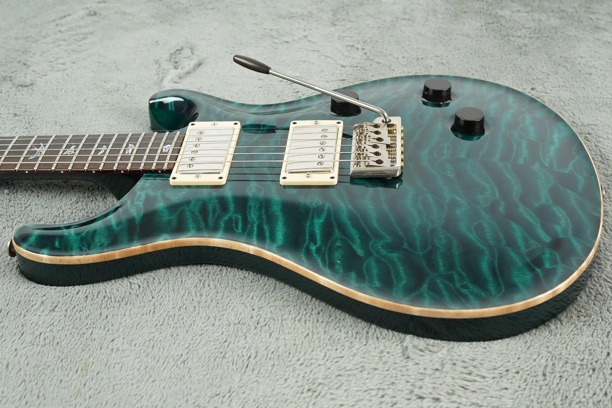 2009 PRS Private Stock Custom 24, Teal Black + OHSC - Image 8