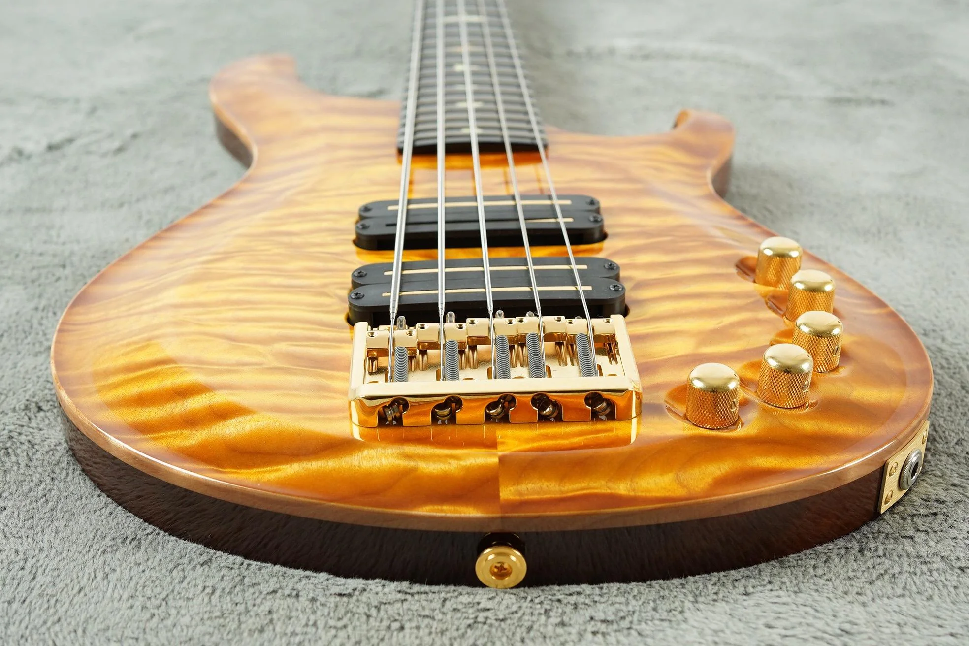 2010 PRS GG-5 String Bass, Honey Gold Burst + OHSC - Image 11