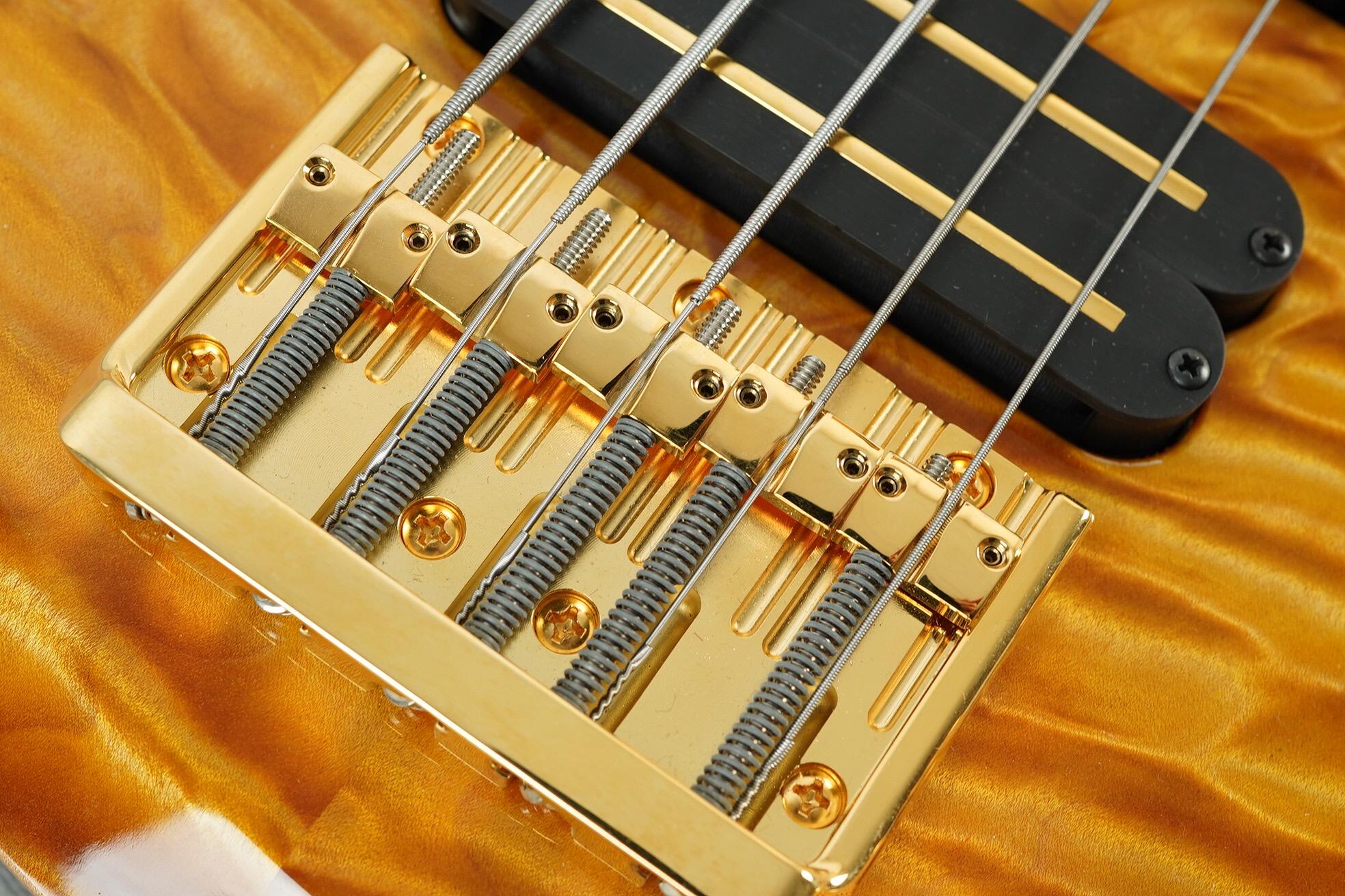 2010 PRS GG-5 String Bass, Honey Gold Burst + OHSC - Image 17