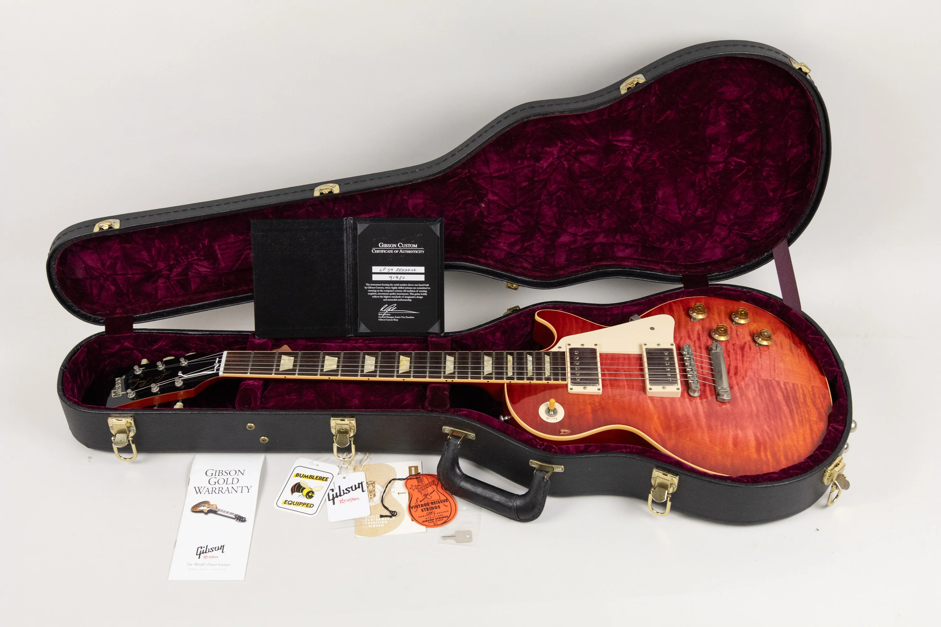2011 Gibson Les Paul Standard '59 VOS Reissue, Paradise Burst - OTPG Pickups - Image 39