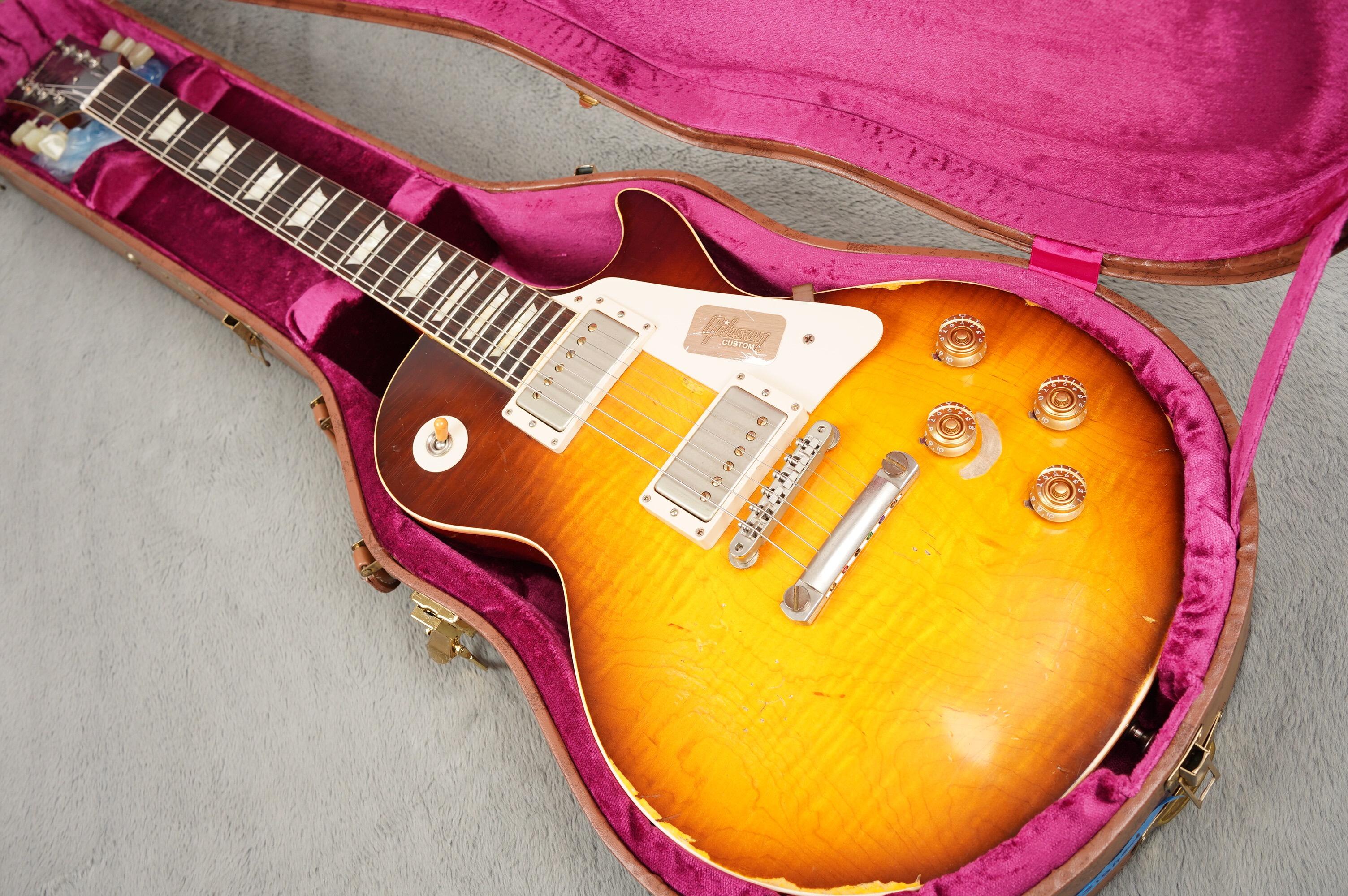 2013 Gibson Joe Perry '59 Les Paul Standard Aged/Signed + OHSC - Image 3