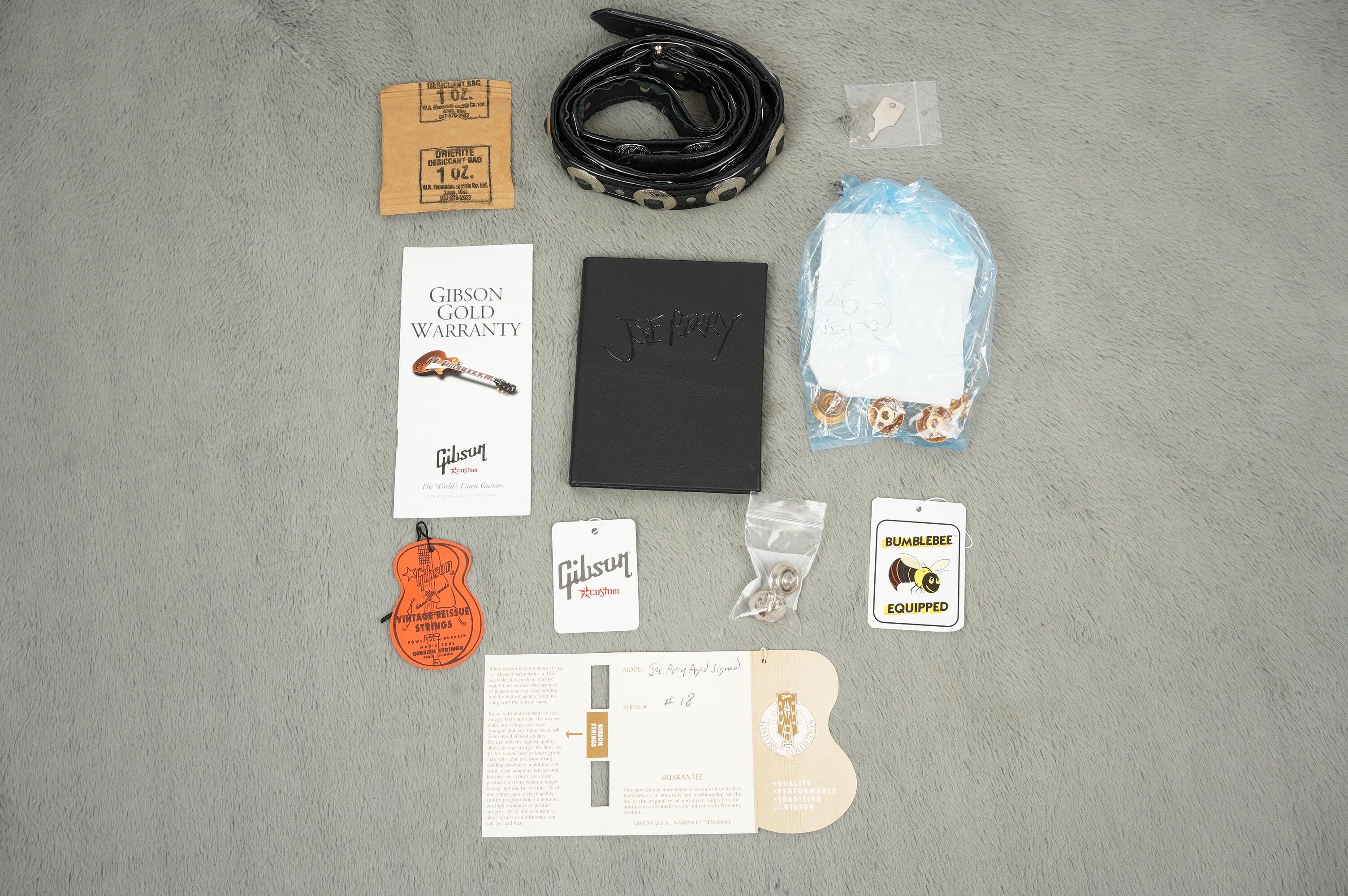 2013 Gibson Joe Perry '59 Les Paul Standard Aged/Signed + OHSC - Image 5