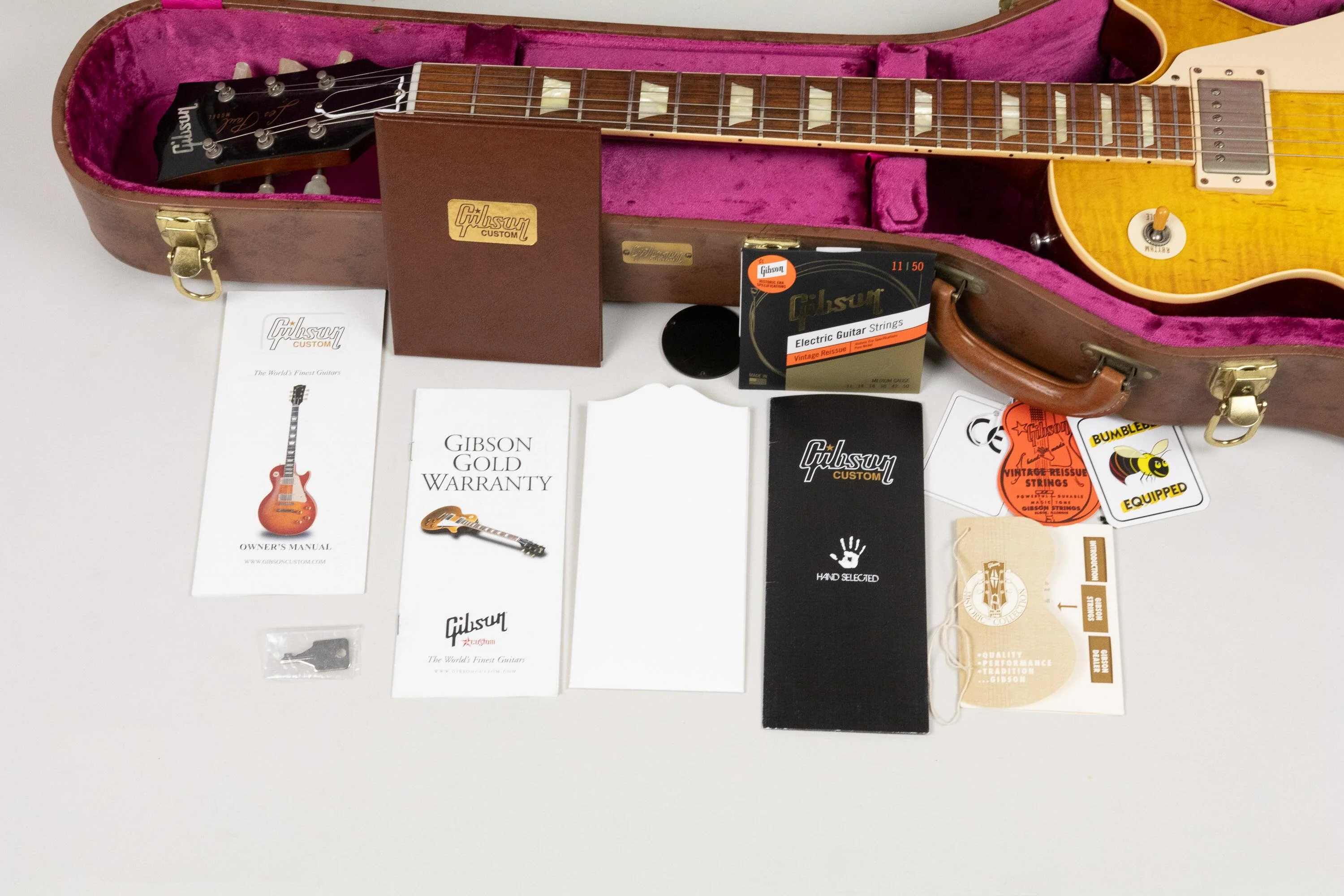 2013 Gibson Les Paul Standard Hand Picked '59 Reissue, Lemon Burst - Image 34