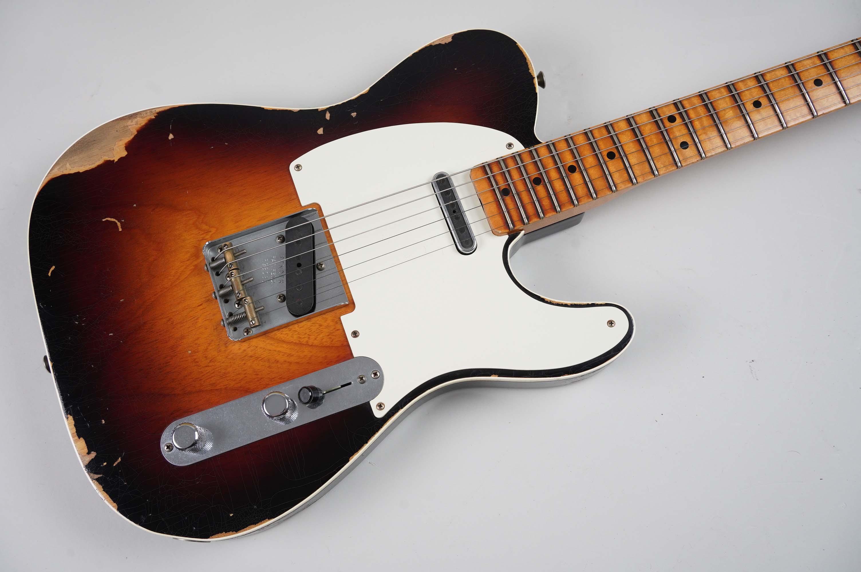 2018 Fender Limited Edition Esquire Relic, Sunburst - Image 2