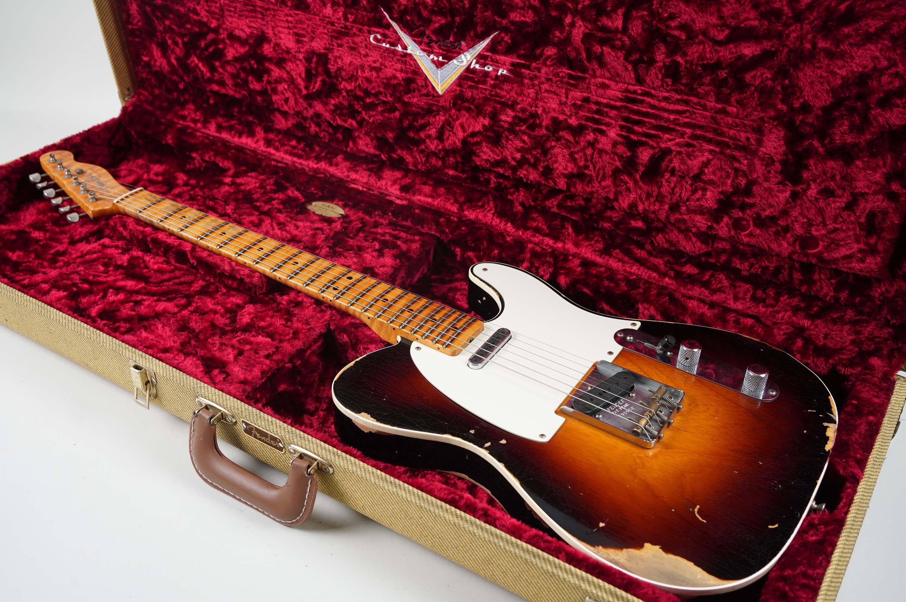 2018 Fender Limited Edition Esquire Relic, Sunburst - Image 4