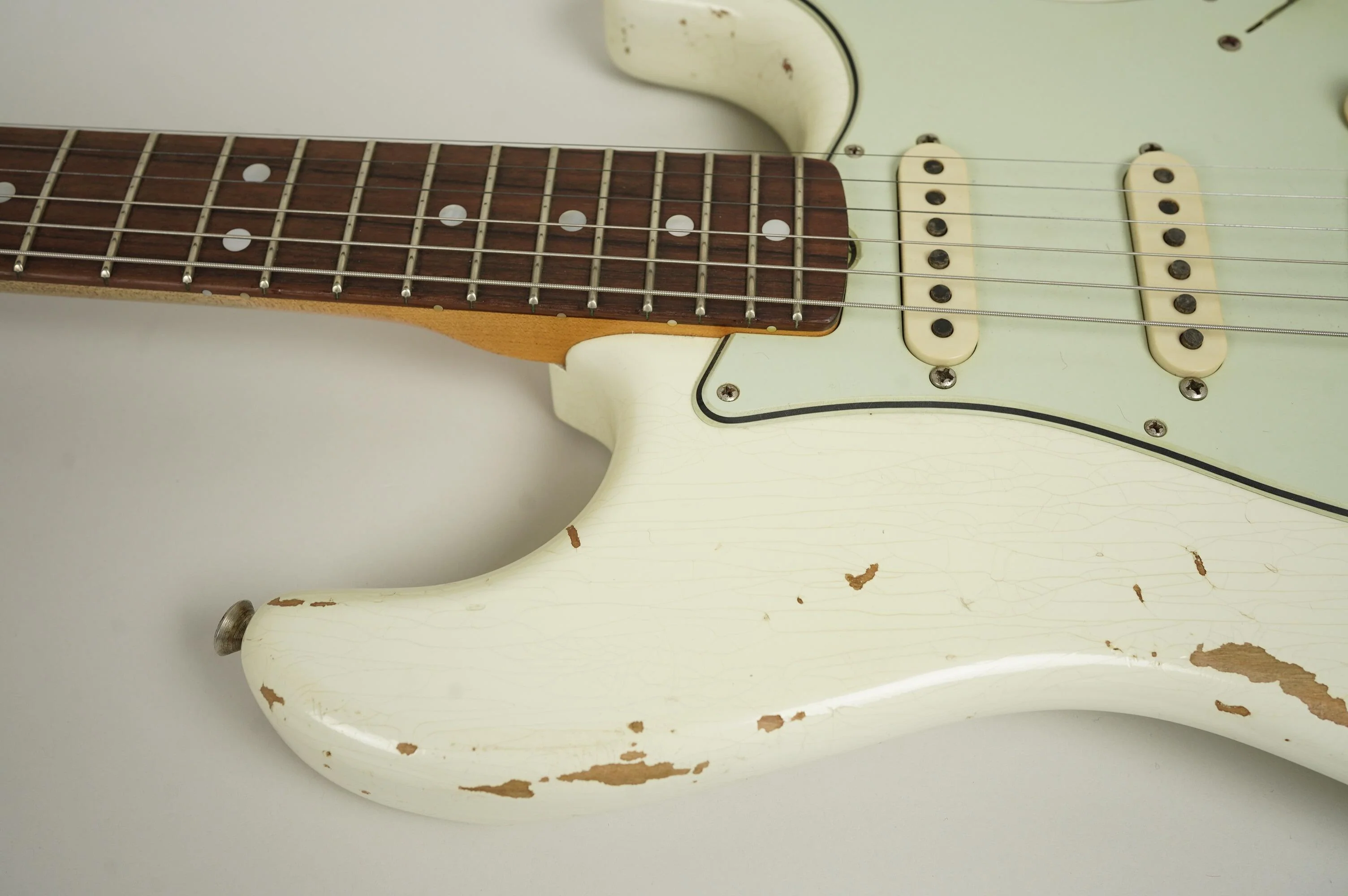 2019 Fender Custom Shop 1964 Stratocaster Heavy Relic, White - Image 24