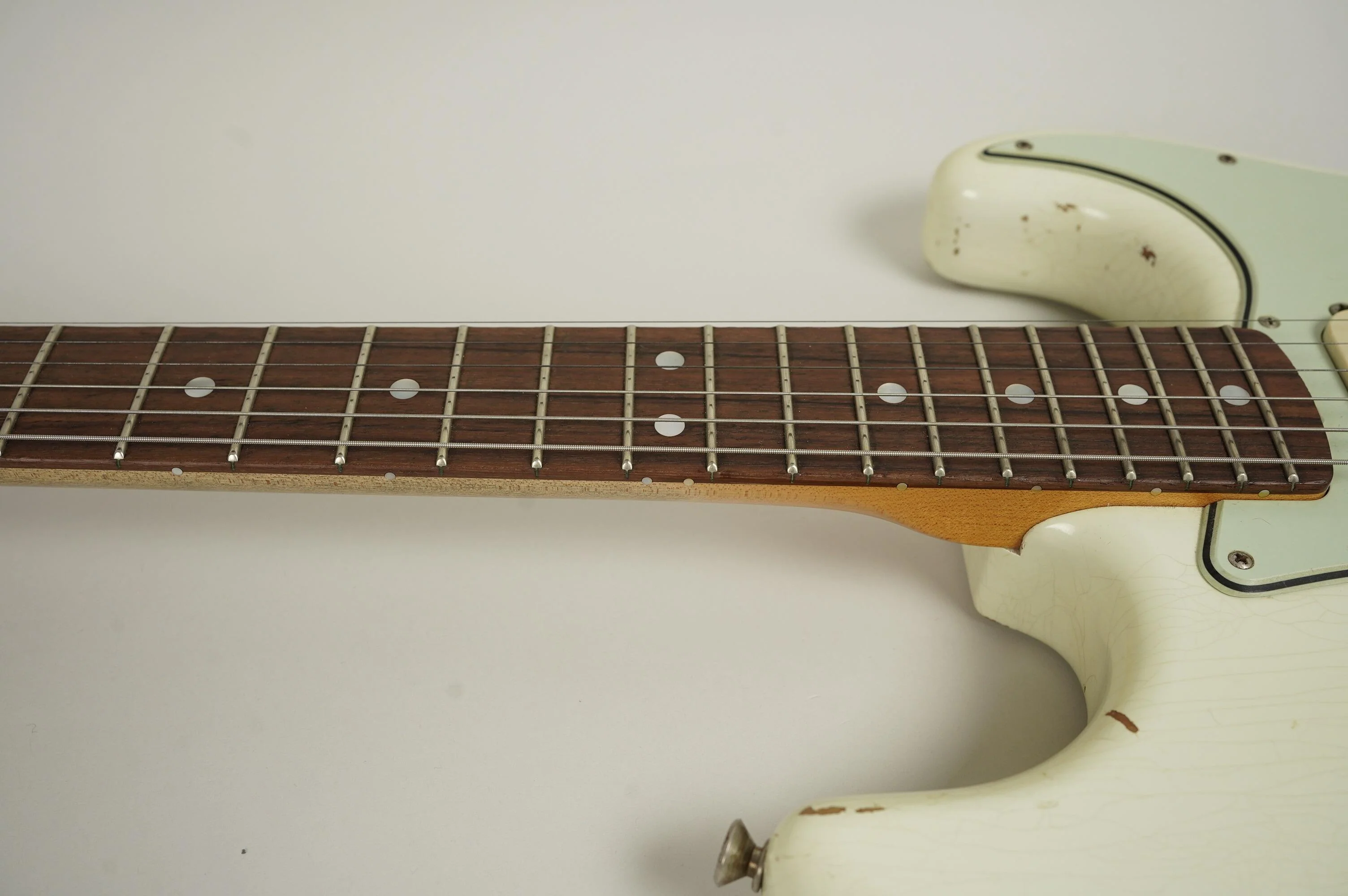 2019 Fender Custom Shop 1964 Stratocaster Heavy Relic, White - Image 25