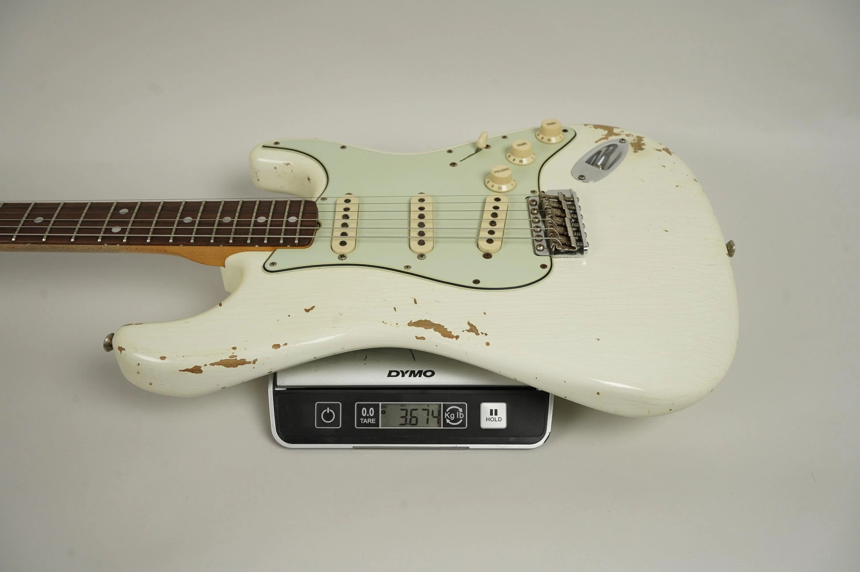 2019 Fender Custom Shop 1964 Stratocaster Heavy Relic, White - Image 39