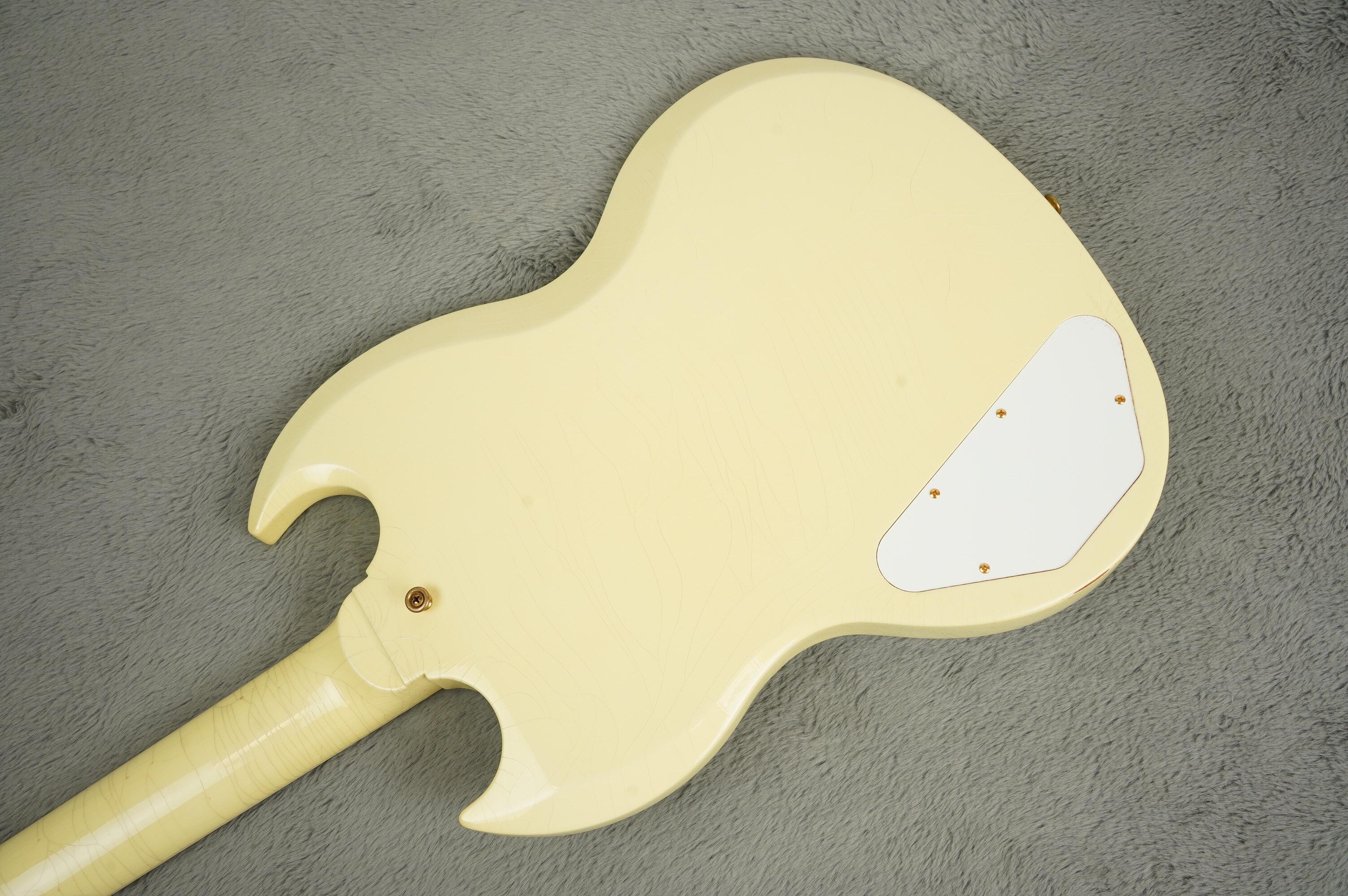 2020 Gibson Jimi Hendrix '67 SG Custom, Aged Polaris White - Image 31