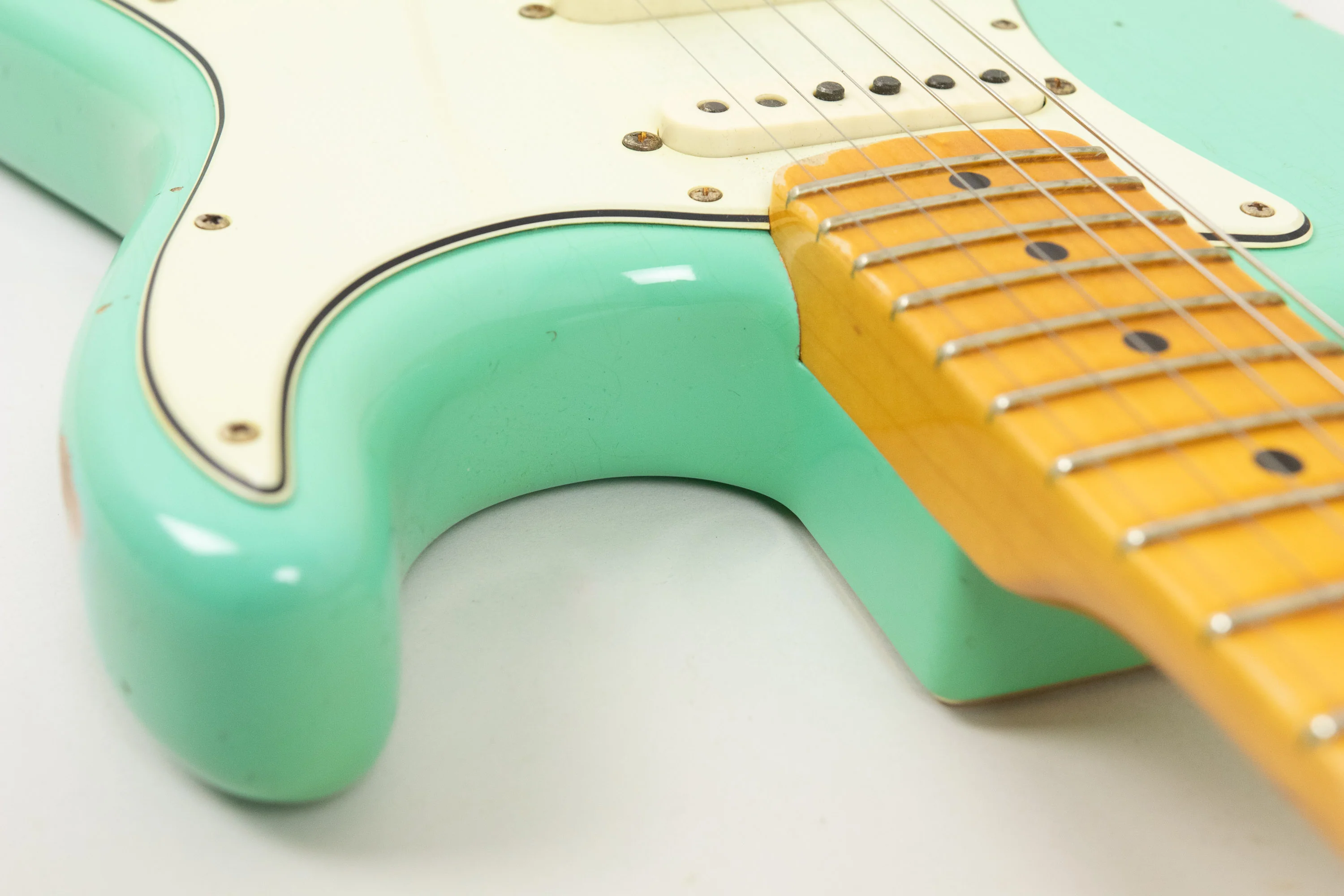 2021 Fender Custom Shop Ltd Ed 62 Stratocaster, Faded/Aged Sea Foam Green - Image 15