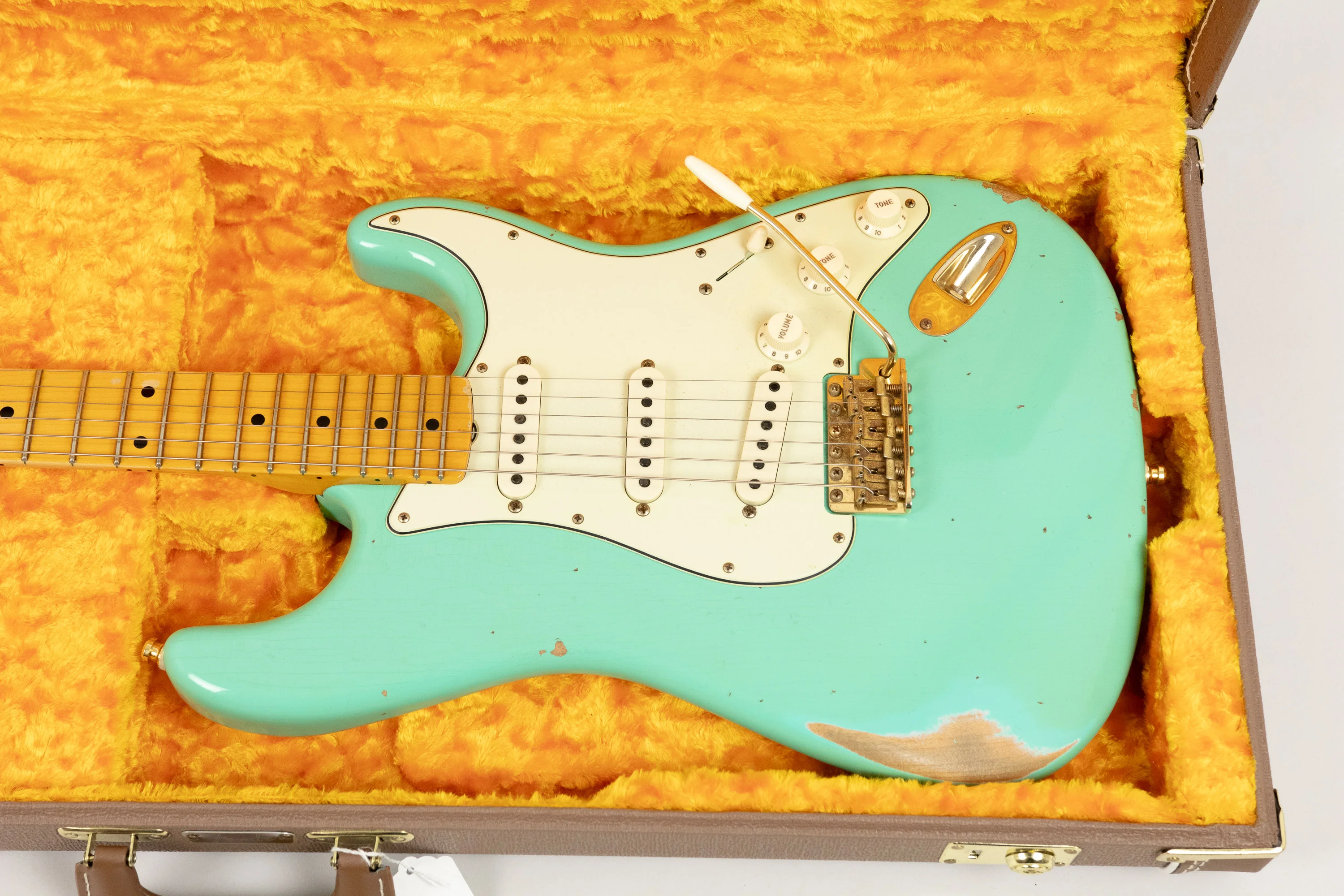 2021 Fender Custom Shop Ltd Ed 62 Stratocaster, Faded/Aged Sea Foam Green - Image 5