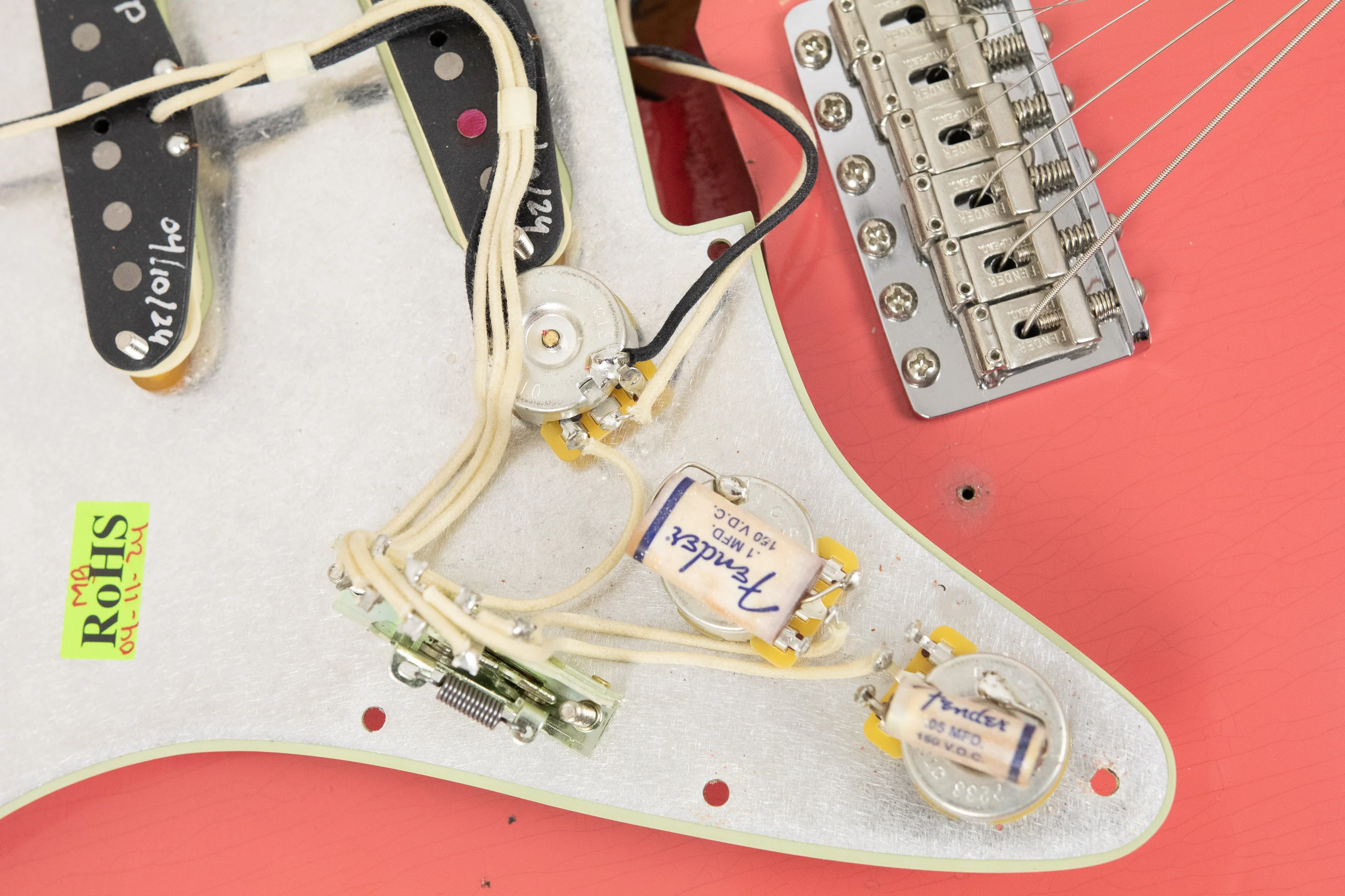 2024 Fender Custom Shop 1960 Stratocaster, Journeyman Relic, Faded Fiesta Red - Image 26